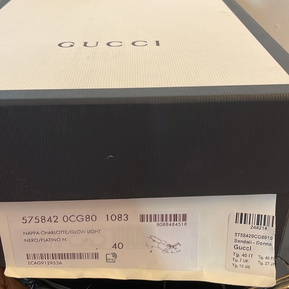 Gucci sandals. Size 40 US 10 - Picture 6 of 6